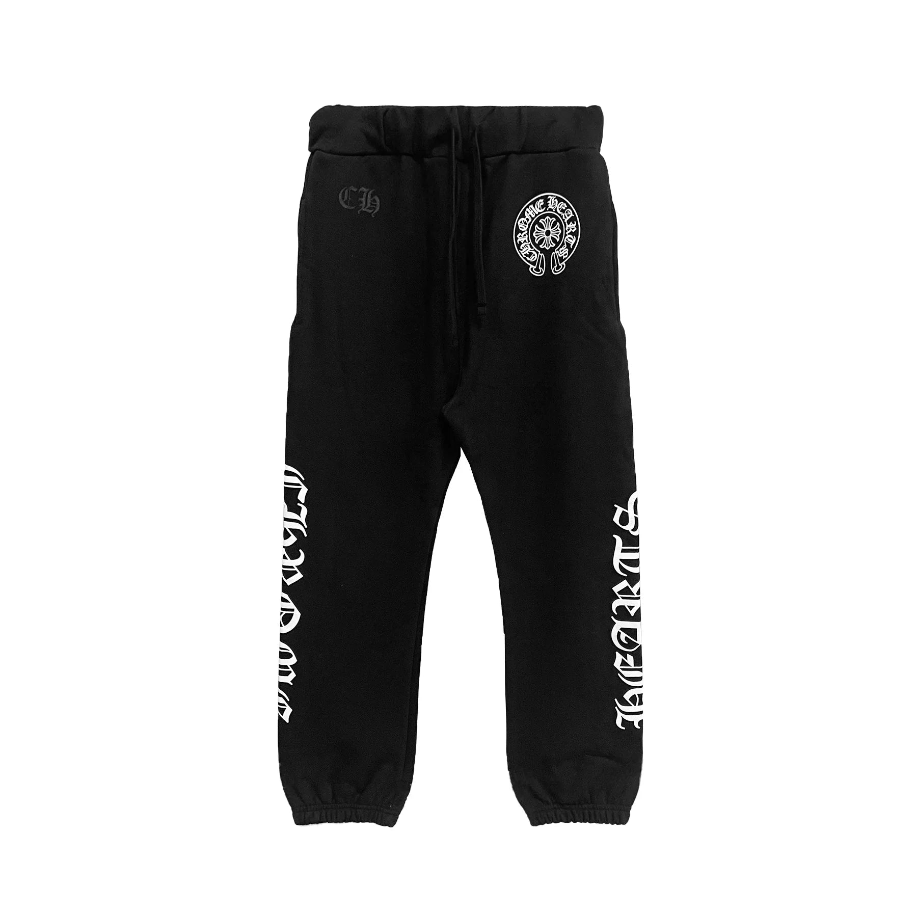 Chrome Hearts Horseshoe Script Sweatpants Black