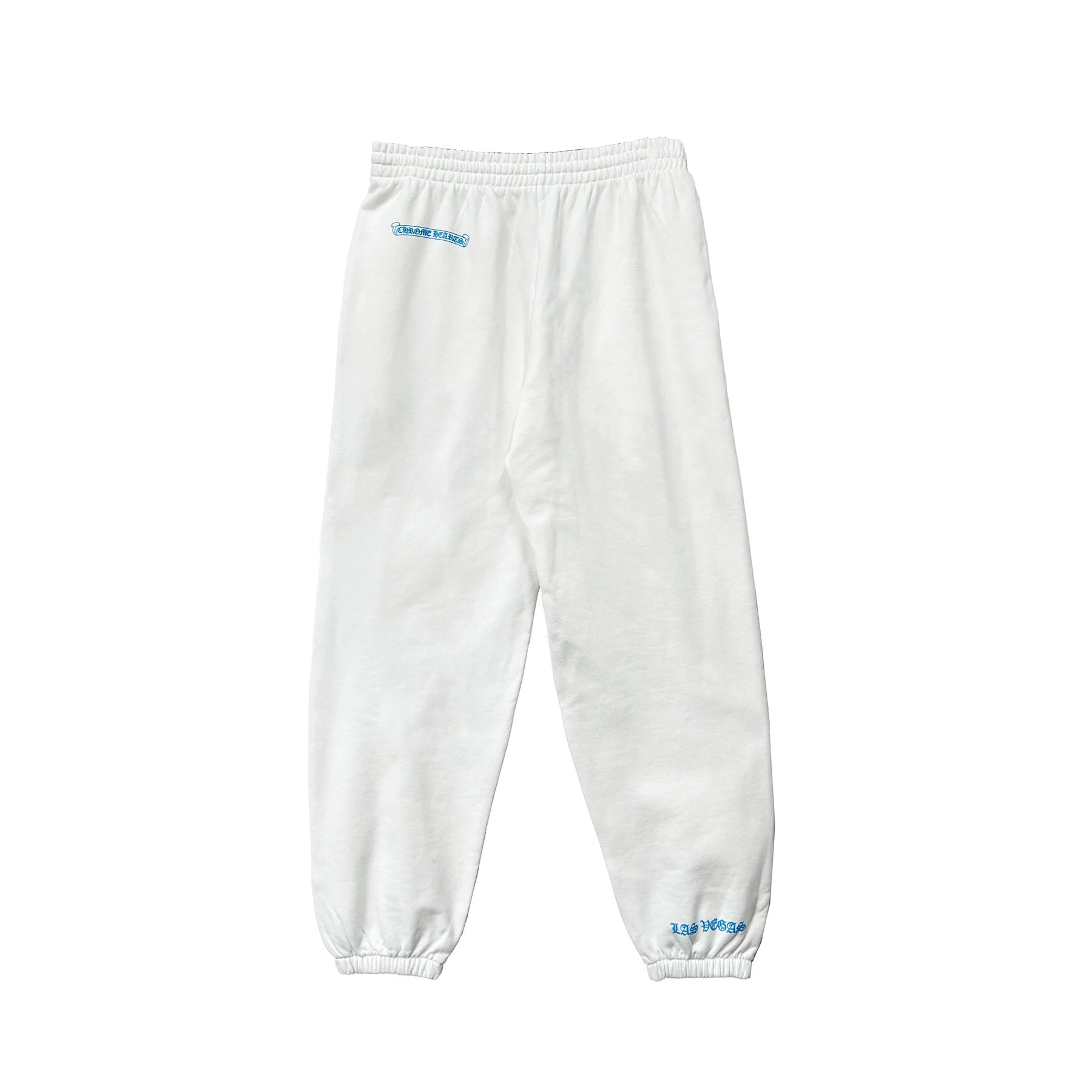 Las Vegas Exclusive Dice Logo Chrome Hearts Sweatpants White