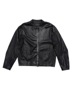 Leather Cafe Racer Chrome Hearts Jacket