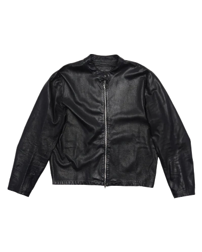 Leather Cafe Racer Chrome Hearts Jacket