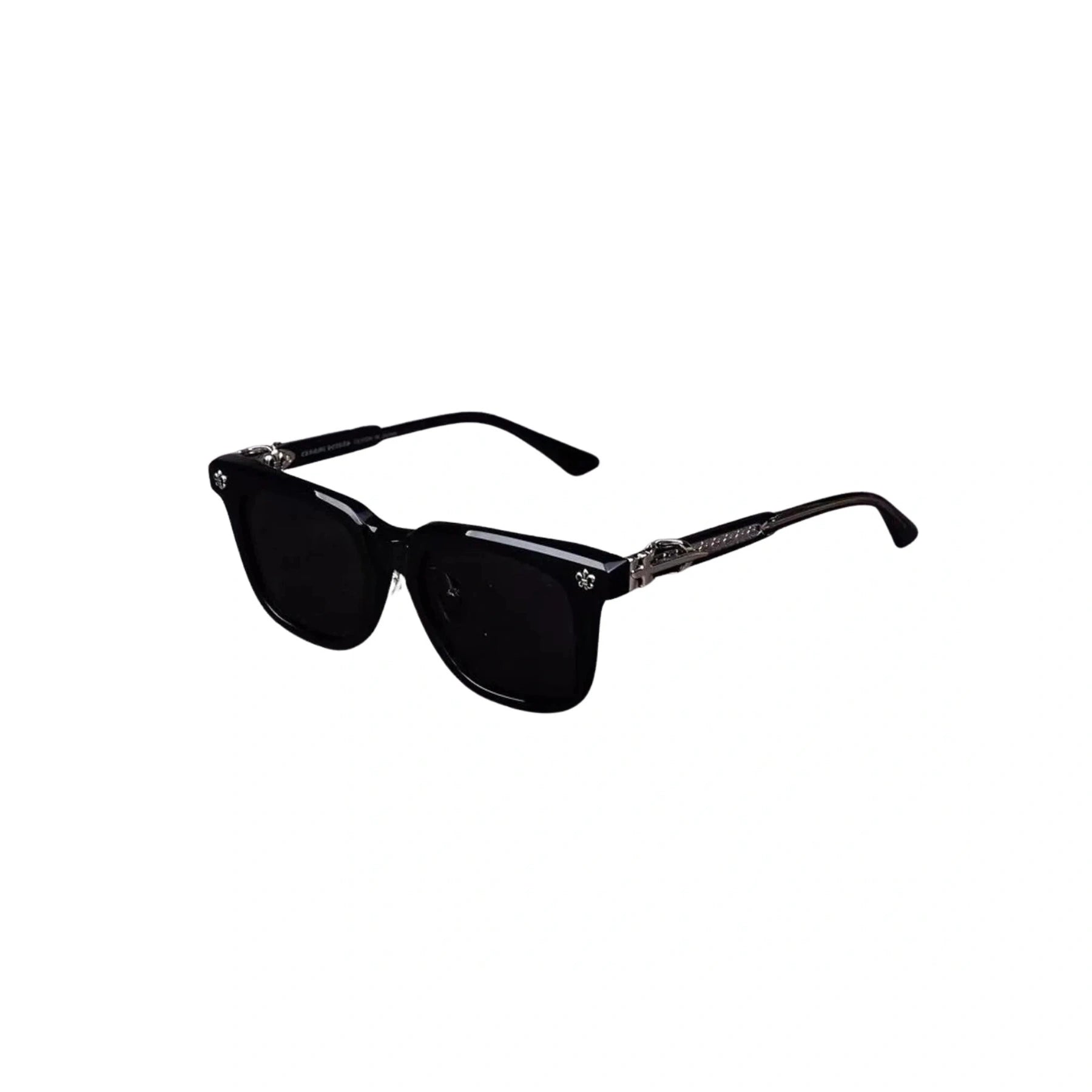 Black Chrome Hearts Titanium Polarized Sunglasses