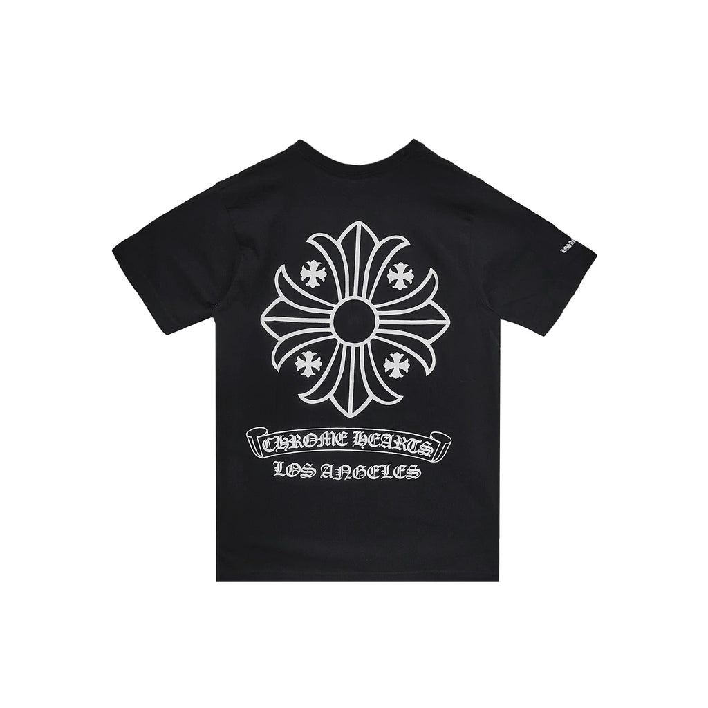 Los Angeles Exclusive Scroll Label Cross Short Sleeve Tee