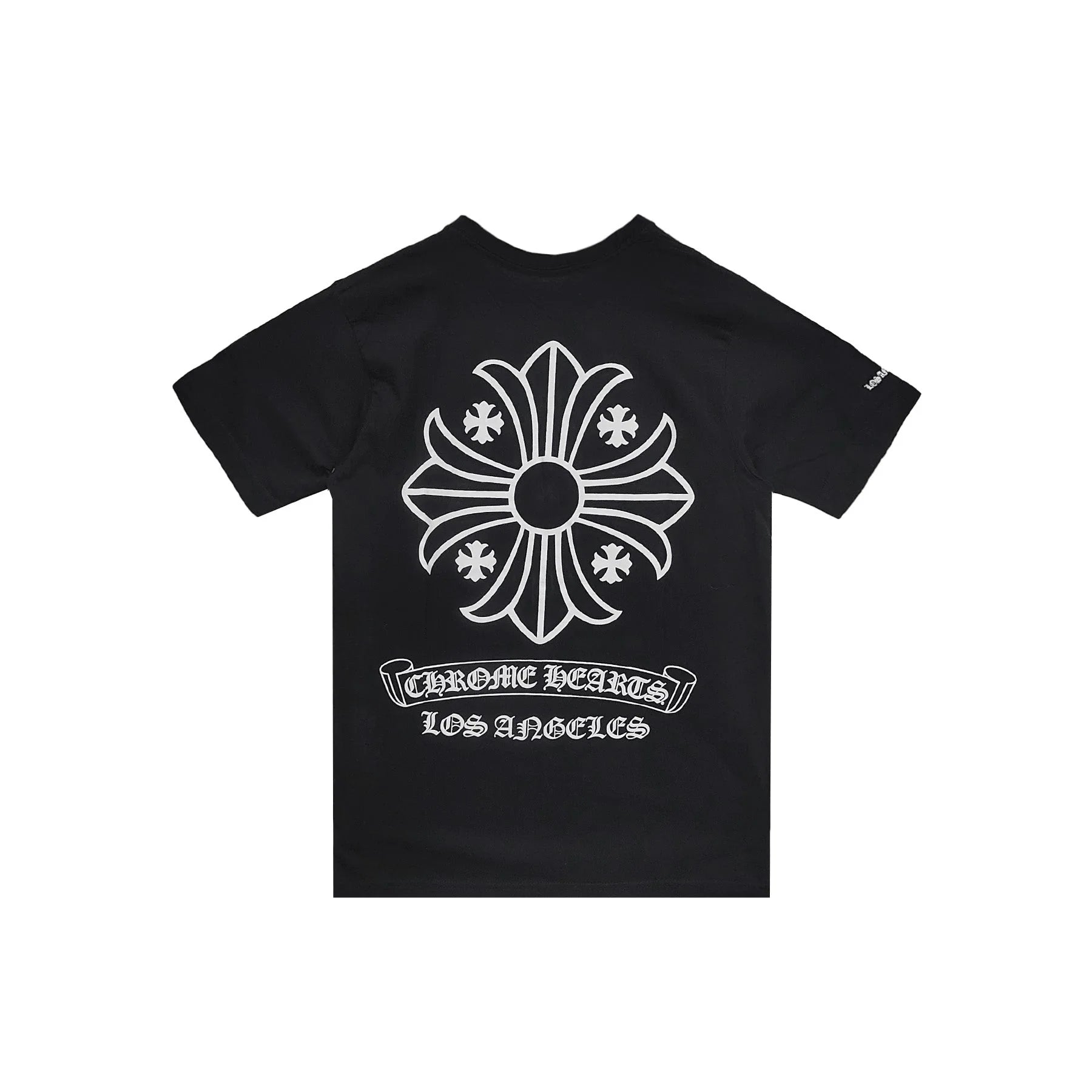 Los Angeles Exclusive Scroll Label Cross Short Sleeve Tee