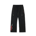 Matty Boy Flame Doodle Comic Loose Chrome Hearts Pants