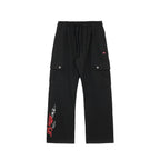 Matty Boy Flame Doodle Comic Loose Chrome Hearts Pants