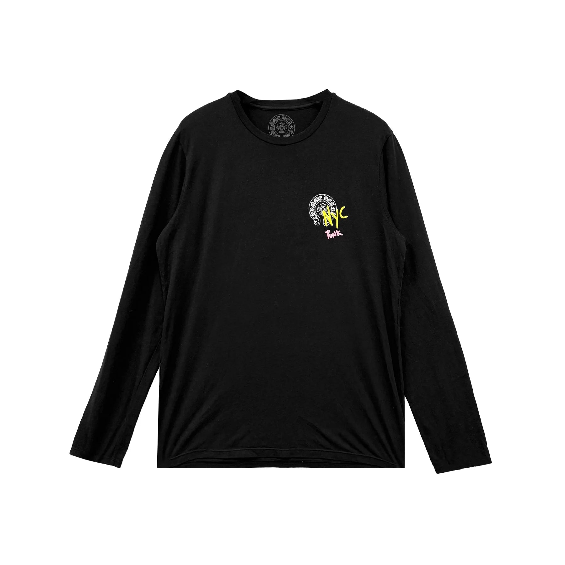 Chrome Hearts Matty Boy NYC Punk Black Long Sleeve Tee