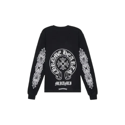 Miami Exclusive Horseshoe Logo Long Sleeve T-Shirt