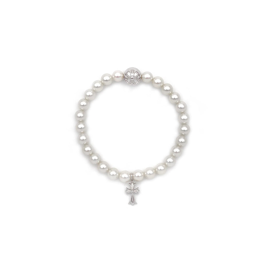 Mikimoto White Pearl Bracelet Chrome Hearts Jewelry
