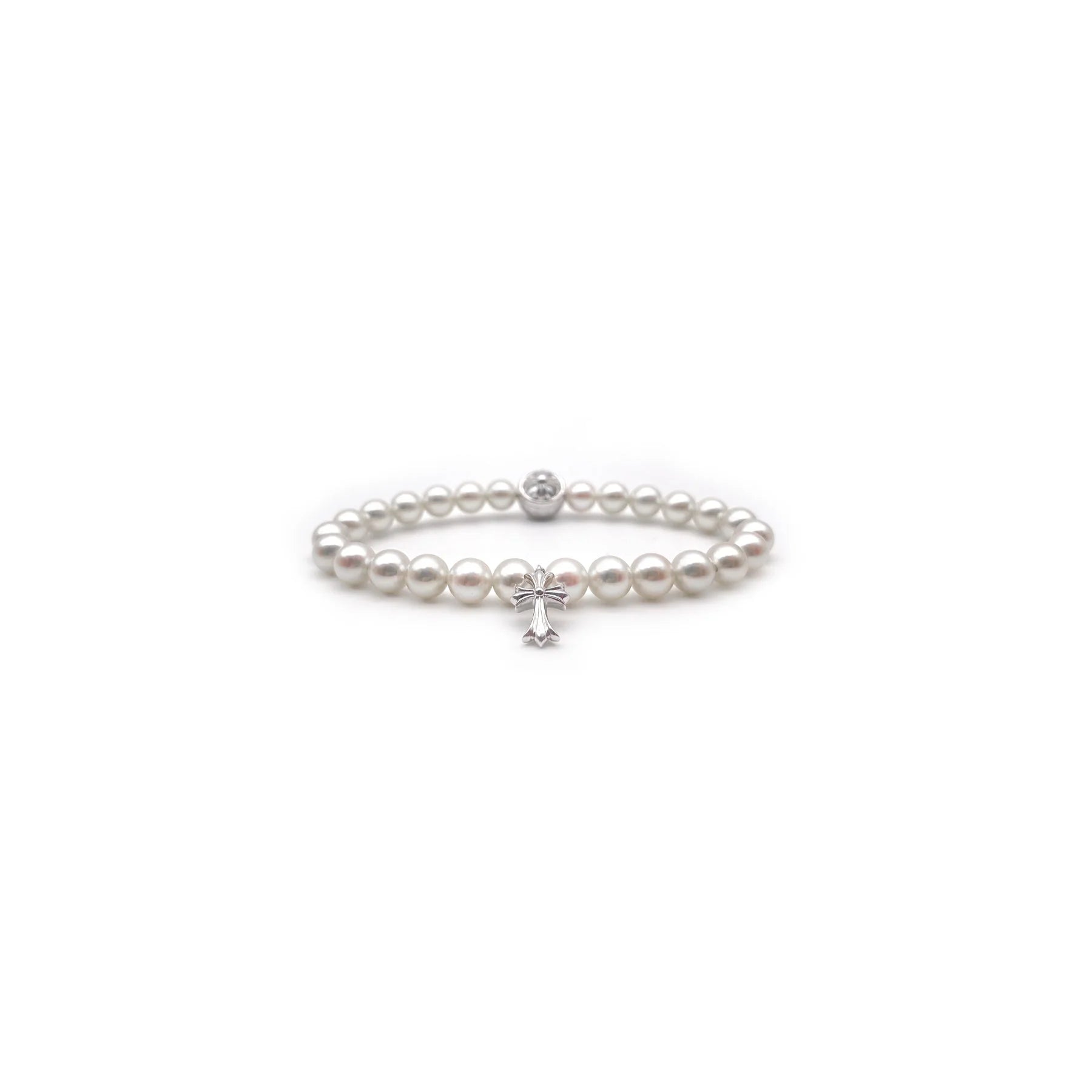 Mikimoto White Pearl Bracelet Chrome Hearts Jewelry