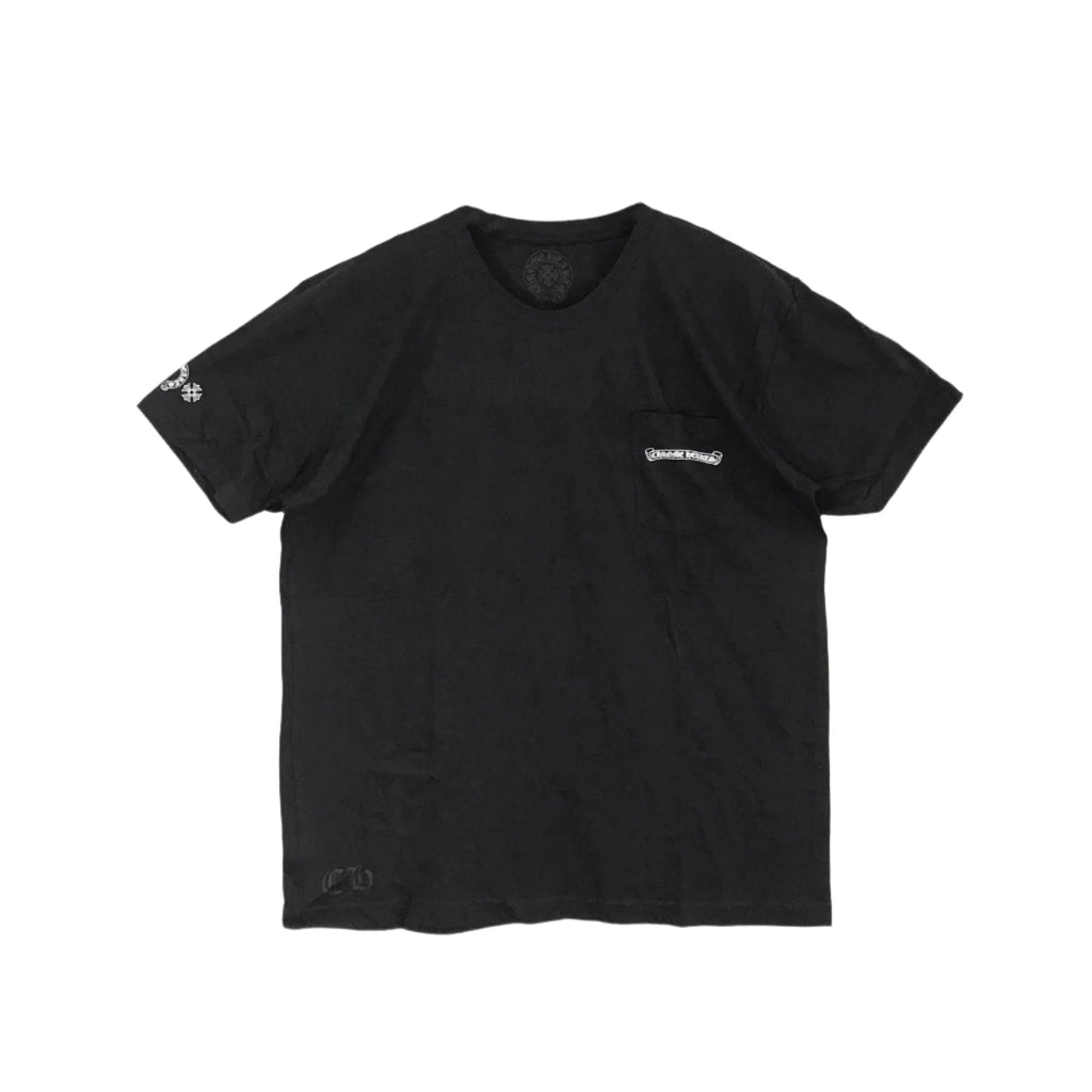 Multi Color Cross Scroll Logo Short Sleeve T-shirt