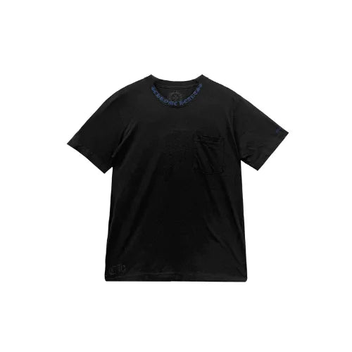 Neck Logo Chrome Hearts Short Sleeve T-Shirt Black