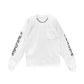 Chrome Hearts Neck Logo White Long Sleeve Tee