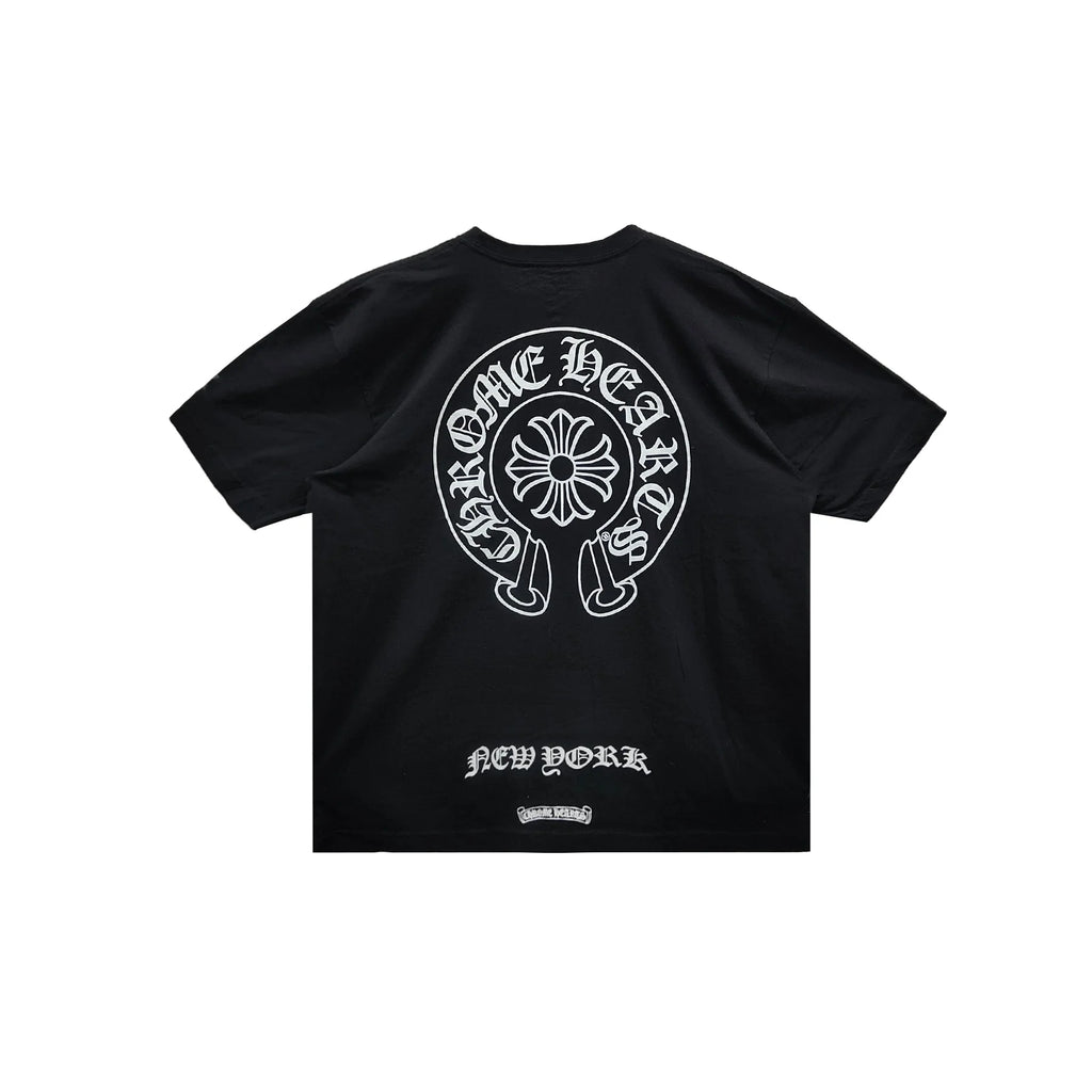 New York Exclusive Horseshoe Black Chrome Hearts Tee