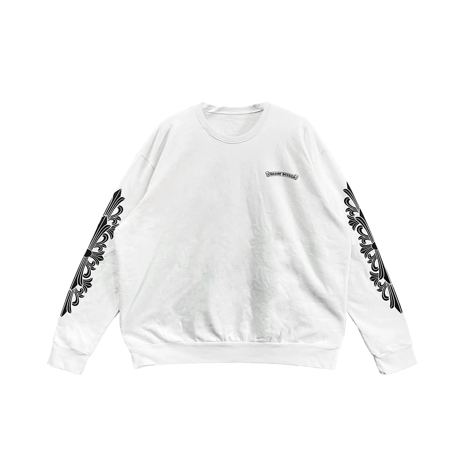 Pink Dagger Script Logo Sweatshirt