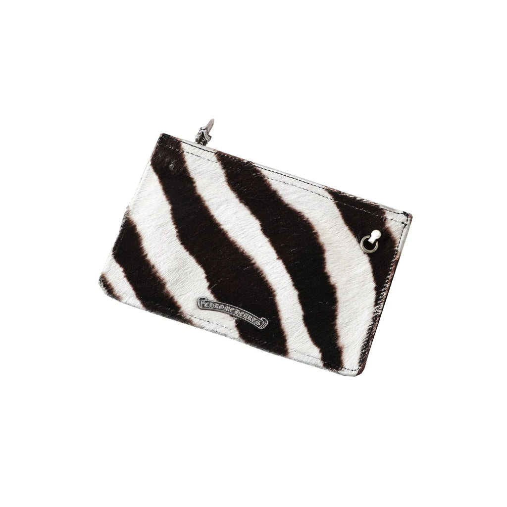 Pony Hair Cross Patch Chrome Hearts Card Holder