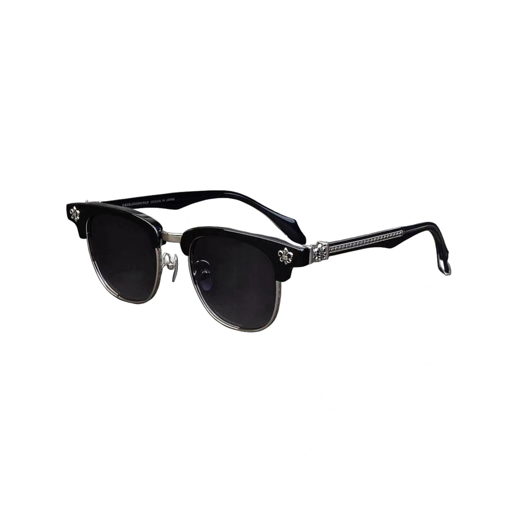 Chrome Hearts Glasses Pure Titanium Black Frames