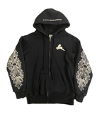 Chrome Hearts Rare Floral Zip-Up Hoodie