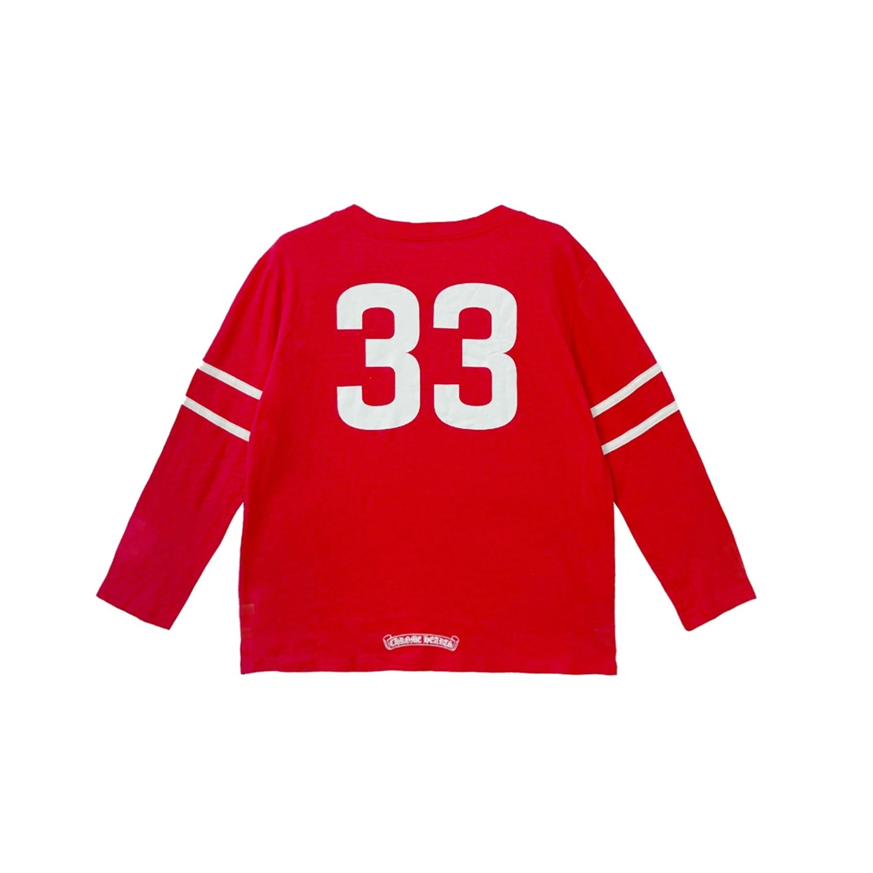 Red 33 Horseshoe Logo Chrome Hearts Long Sleeve Tee