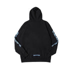 Chrome Hearts Script Black Zip Up Hoodie Black