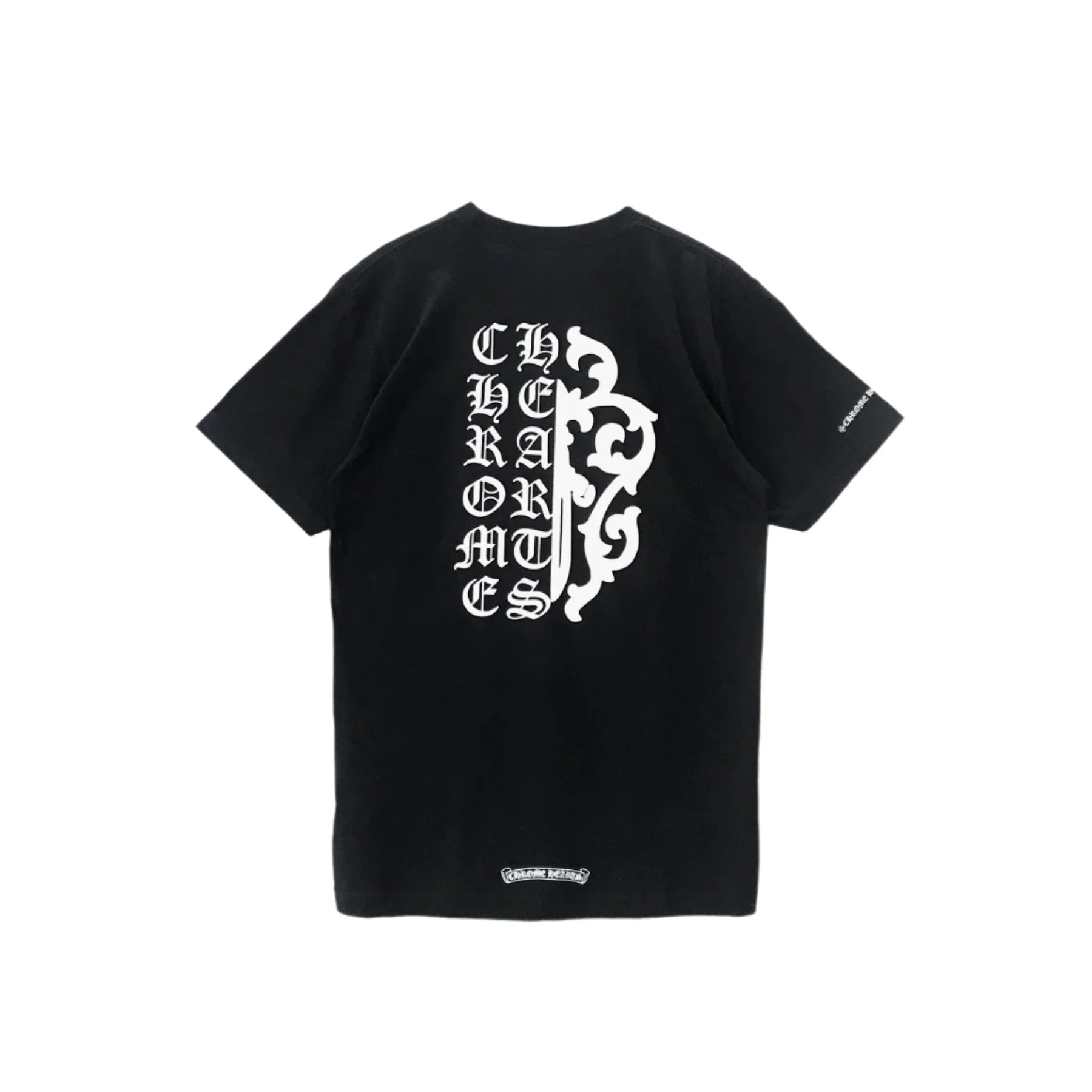Chrome Hearts Script Dagger Logo Short Sleeve Tee
