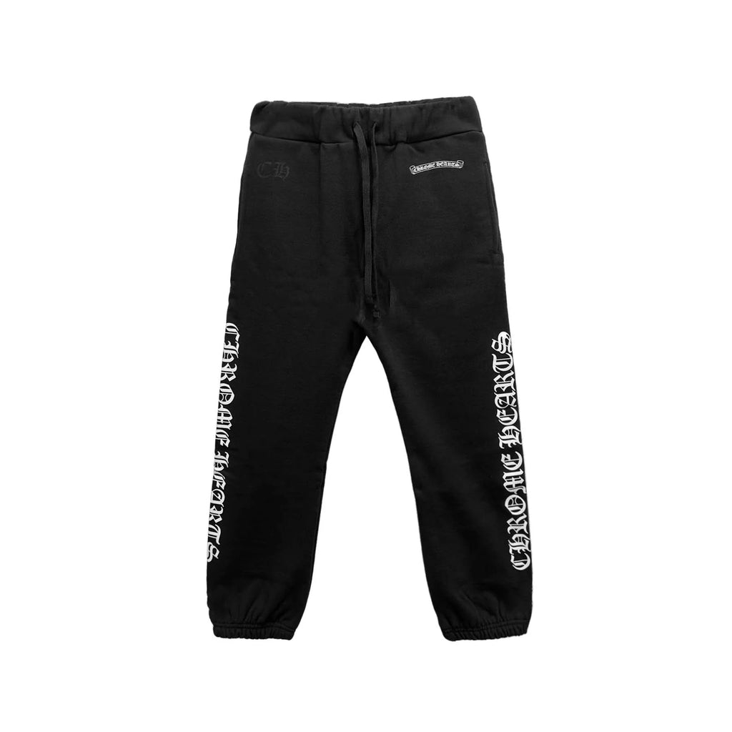 Chrome Hearts Side Rune Scroll Logo Sweatpants