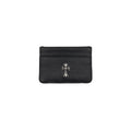 Silver Cross Chrome Hearts Black Leather Cardholder