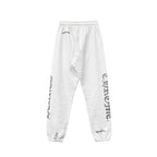 Silver Script CH Logo White Sweatpants