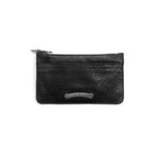 Chrome Hearts Suede Cross Patch Silver Dagger Card Holder