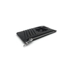 Chrome Hearts Suede Cross Patch Silver Dagger Card Holder