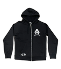 Chrome Hearts CH Triple Cross Logo Zip-Up Hoodie
