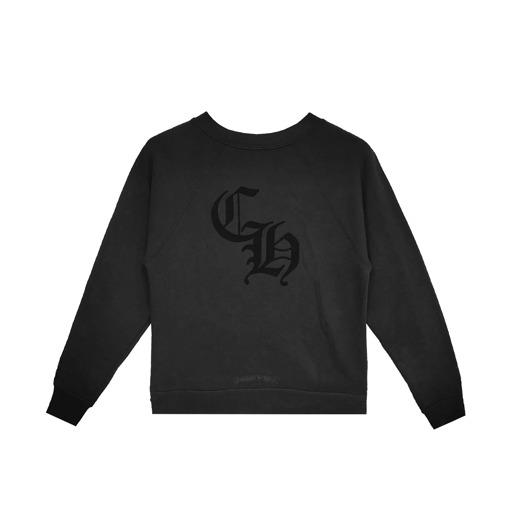 Triple Cross CH Letter Black Sweatershirt