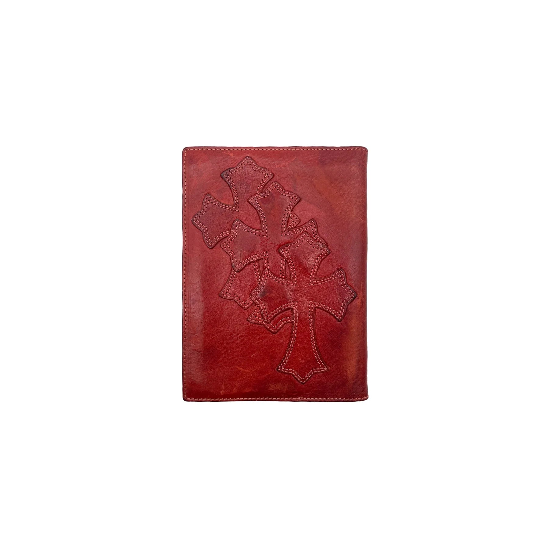 Triple Cross Leather Patch Chrome Hearts Passport Holder