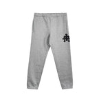 Triple Leather Cross Grey Chrome Hearts Sweatpants