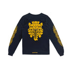 V89 Dagger Long Sleeve Chrome Hearts Tee Navy