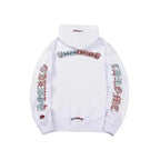 Chrome Hearts American Flag Hoodie White