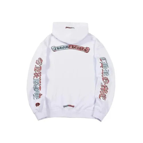 Chrome Hearts American Flag Hoodie White