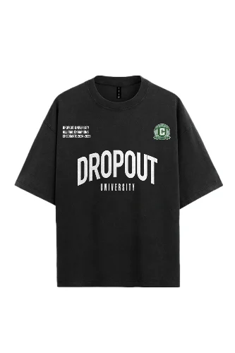 Casual Cool Dropout Checkmate 17 Black Tee