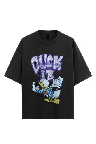 Effortless Style Duck It Black T-Shirt