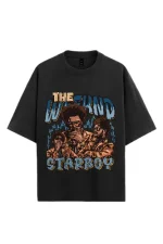 Casual Cool The Weeknd Star Boy Black Tee